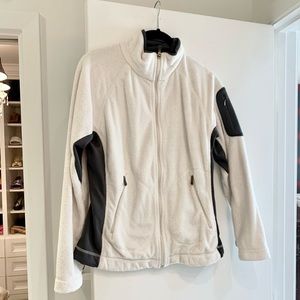 Columbia Interchange Fleece Jacket Ivory and Gray Size S